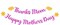 Mother’s Day Banner – Floral & Butterfly Garland, Party Backdrop & Decorations